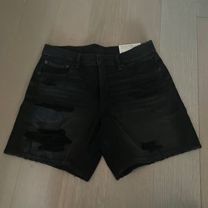 Brand new American eagle black ripped jean shorts.